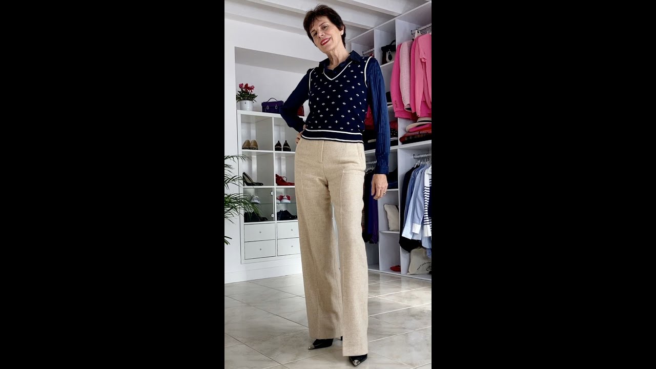 AN EASY SILK TANK TOP OUTFIT FOR WOMEN OVER 50 #SHORTS
