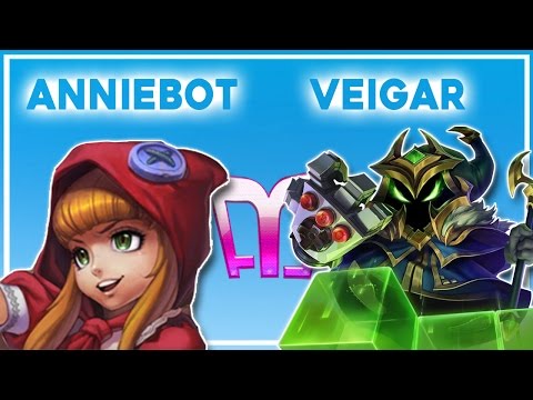 AnnieBot - Veigar vs Lux - Mid  (Ranked Gameplay)