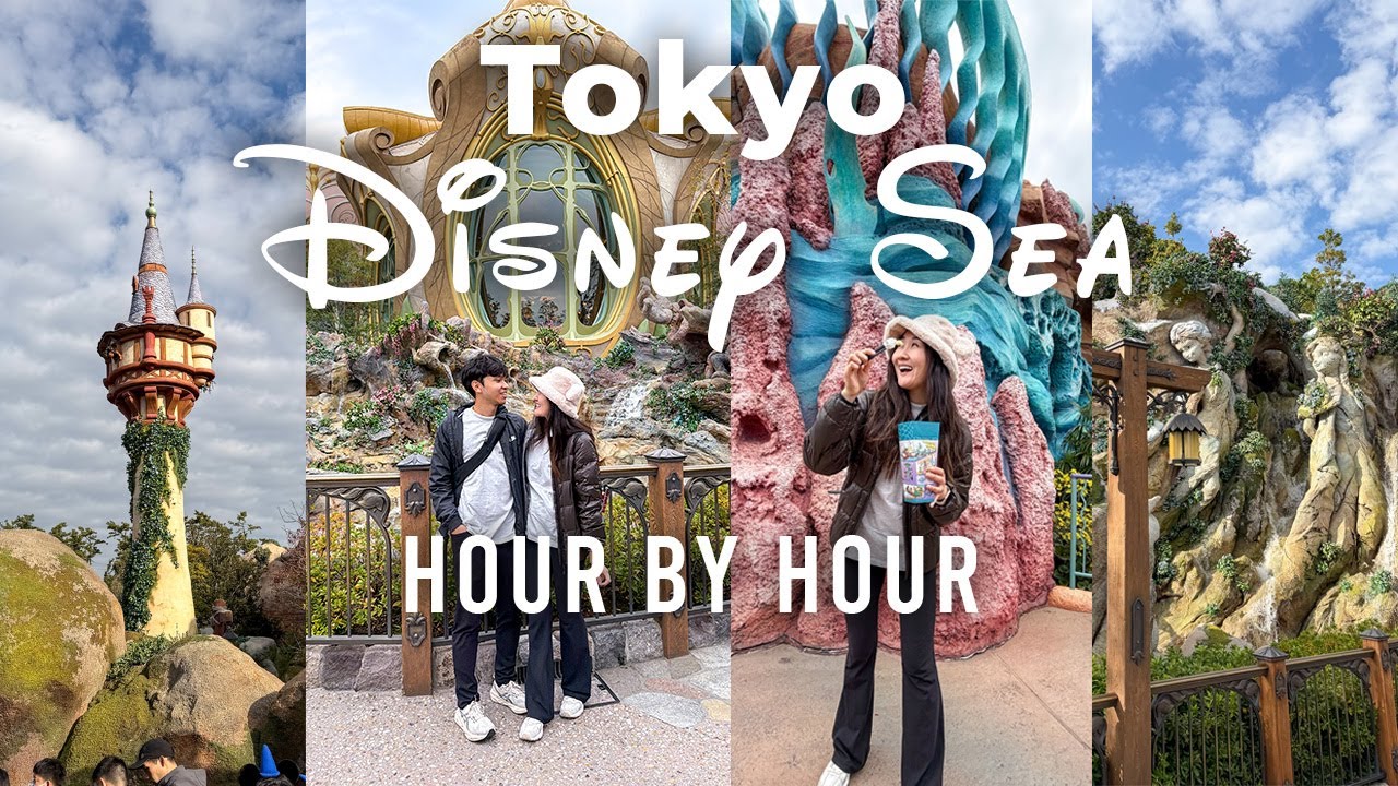 Japan Travel Vlog: Exploring Tokyo DisneySea for the FIRST TIME (best rides, food, and hacks)