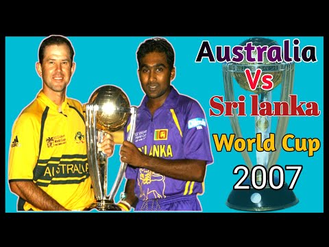 Australia vs Sri Lanka# World Cup Final 2007!