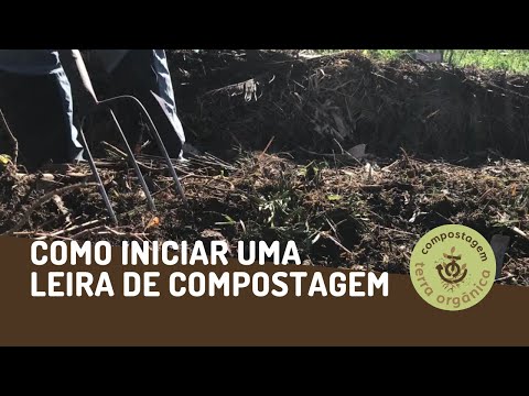 Como Iniciar uma Leira de Compostagem - Laboratório e Compostagem Terra Orgânica