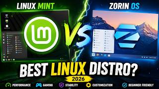 Linux Mint vs Zorin OS 2026 | Which Linux Distro Is Better for Beginners?