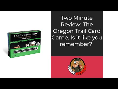 The Purge: #4776 The Oregon Trail Card Game: The Two Minute Review