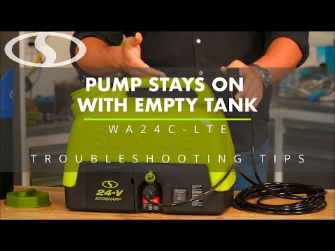 WA24C TROUBLESHOOTING TIPS - PUMP STAYS ON