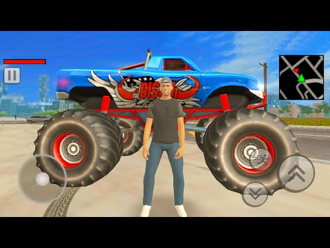 Monster Truck Open World Police Officer SUV Escaping Mega Ramps Stunts Simulator - Android Gameplay.