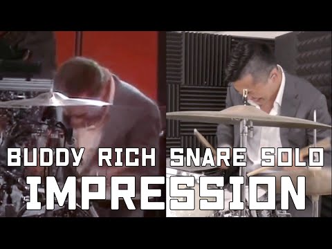 【Transcribed】Buddy Rich "Bugle Call Rag" solo in 1982