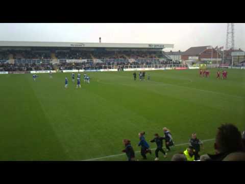 Hartlepool United vs Peterborough United Entrance