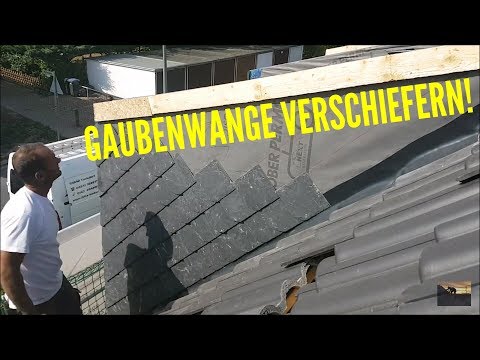Dachdecker / Gaubenwange verschiefern