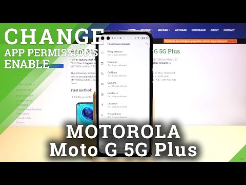 How to Manage Apps Permissions on MOTOROLA Moto G 5G Plus – Change Apps Permissions