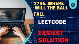 Download the video "1706. Where Will the Ball Fall | Easiest Solution💥😃Problem of the Day #geeksforgeeks#leetcode"
