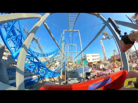 Front row point of view footage of Wild Waves