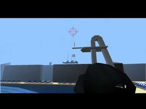 Goldfinger 64 - Ruining innocent Miami holidaymakers with Oddjob's hat