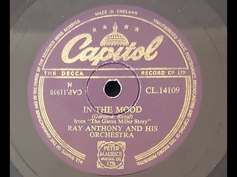 Ray Anthony and his Orchestra  'In The Mood'  1954 78 rpm