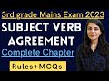Subject Verb Agreement Rules PART1 Reet 3rd Grade Mains English Reet3rdgrade Reetmains