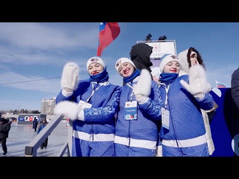 На льду Амура прошёл Российско-китайский фестиваль зимних видов спорта