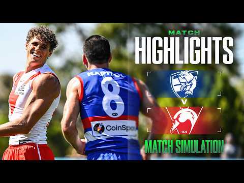 Western Bulldogs v Sydney Swans Highlights | Match Simulation, 2026 | AFL