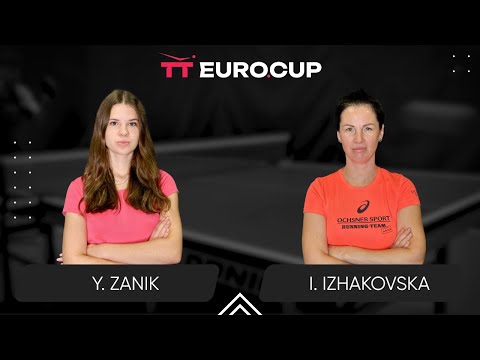 18:00 Yulianna Zanik - Inha Izhakovska 15.09.2025 TT Euro.Cup Women Ukraine Star. TABLE 3
