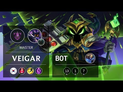 Veigar Bot vs Ezreal - KR Master Patch 9.14