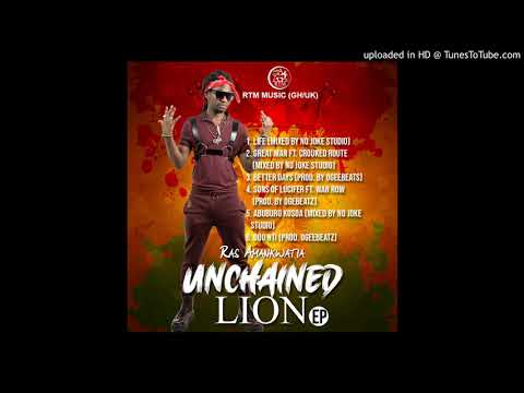 Ras Amankwatia Feat. Crouked Route - Greatman ( Official Audio ) - UNCHAINED LION