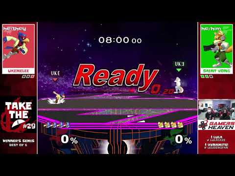 Ukemelee (Falco) vs Saint Vong (Fox) - Winners Semifinals - Take The L #29 Melee Singles