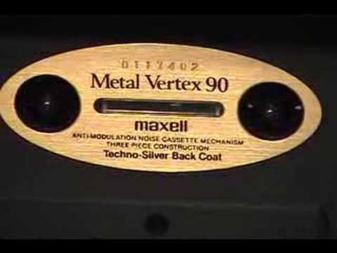 Denon DN-790R Cassette Deck Featuring Maxell Metal Vertex