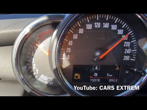 2019 Mini One 3 Door 102 hp 6-Speed Manual Transmission | 0-200 km/h & Top Speed Run German Autobahn