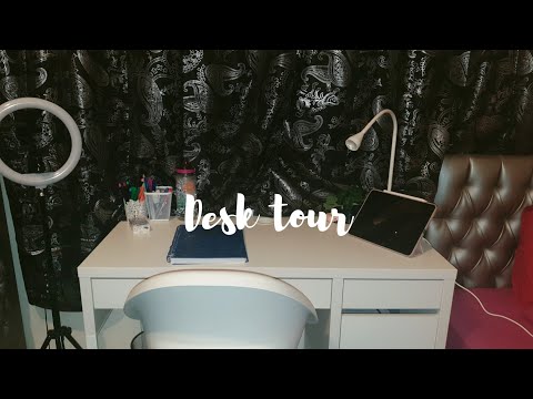 DESK TOUR! | Ikea micke desk setup✨