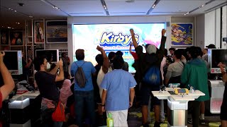 Kirby's Return to Dream Land Deluxe Reveal Live Reactions at Nintendo NY
