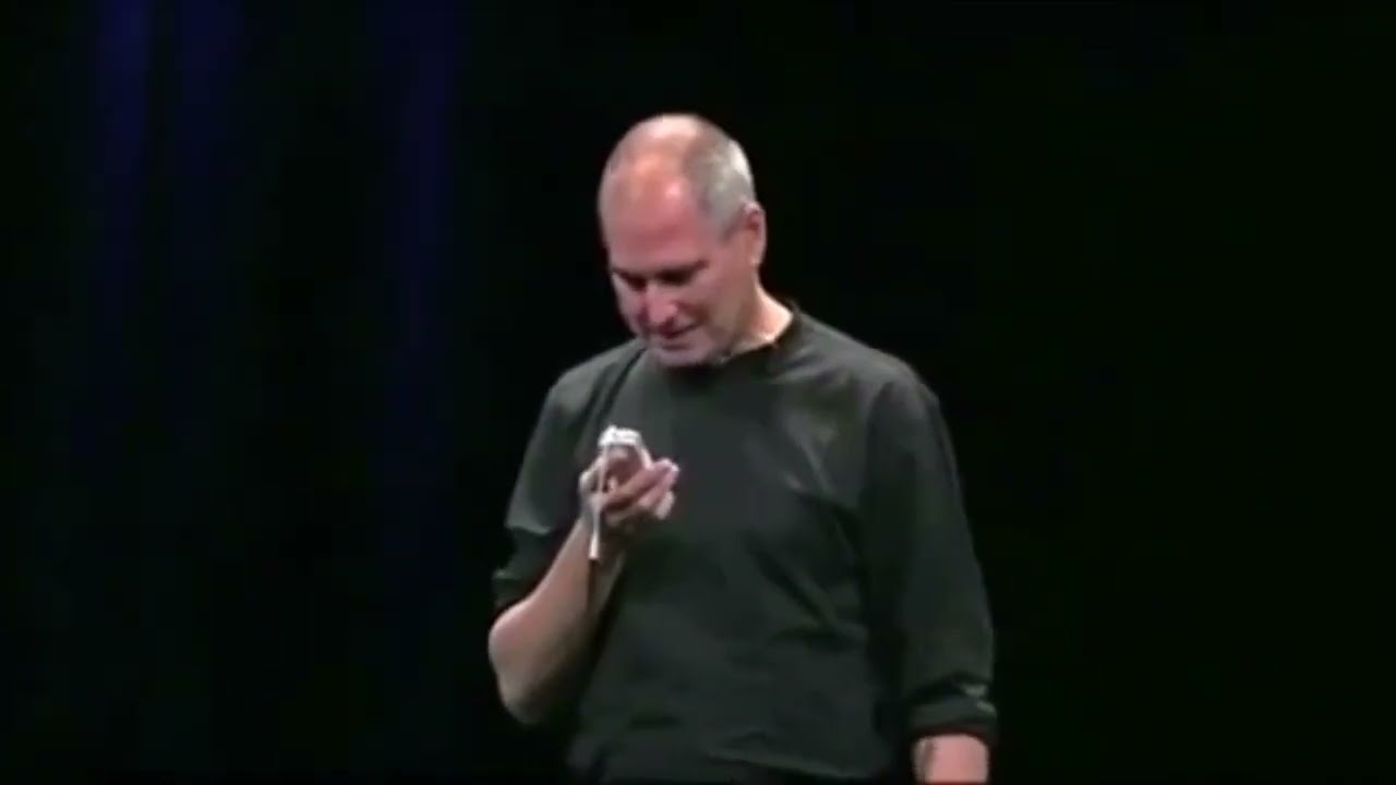 Steve Jobs introduces Motorolo Rokr (iTunes Phone) - Apple Special Event 2005 - YouTube
