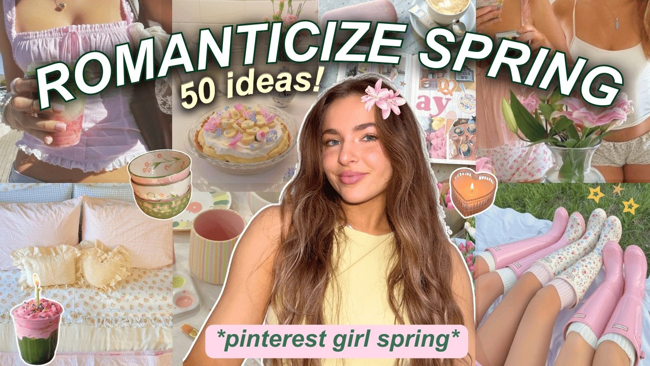 the ultimate SPRING BUCKET LIST 💐 pinterest-coded ideas for a whimsical spring