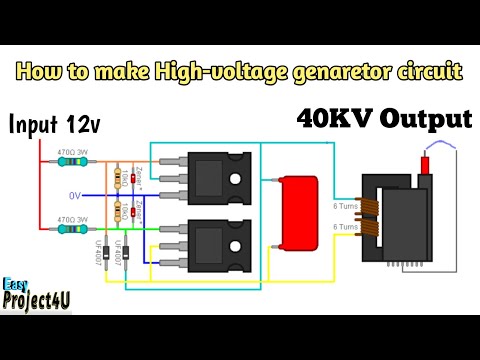 Flyback Transformer Driver Circuit (ZVS) Tutorial | DIY Induction Heater, Inverter, and More!