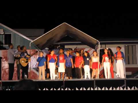 Tribute to The Baymen by Heaven's Youth Choir in San Pedro Town, Belize