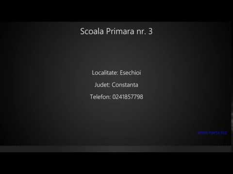 Scoala Primara nr. 3 Esechioi