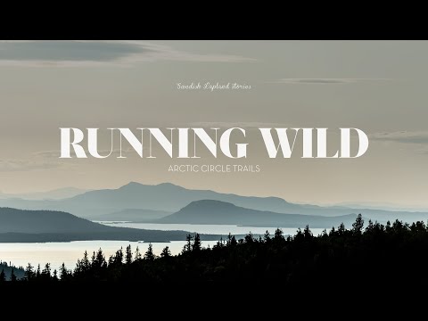 Trail running in northern Sweden