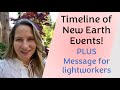Timeline of Earth Events! Plus Channeled Message for Lightworkers