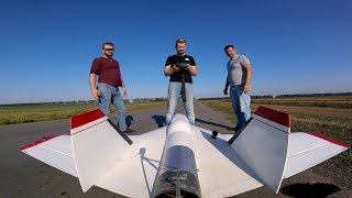 Беспилотник с Мощной Турбиной - Максималки и пуски ракет