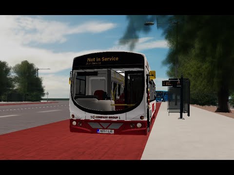 Driving a Wright Eclipse 1 on line 1 (Canterbury & District Simulator v4.1. ) ROBLOX