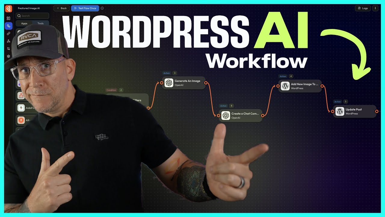 WordPress AI Workflow: Automated Featured Images (with Bit Flows)