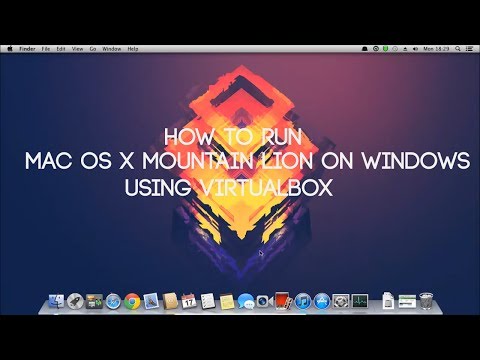 comment installer os x mountain lion sur virtualbox