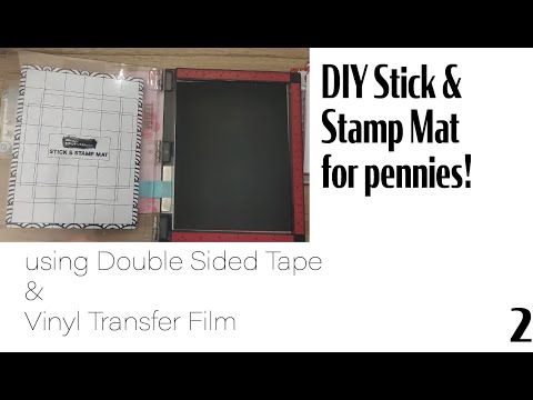 DIY Stick and Stamp Mat