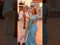 Narendra Modi and Giorgia Malini dance together in front of the Taj Mahal