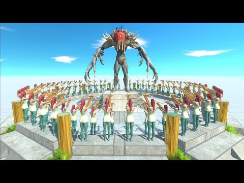 100X Crossbow Aneko In Battle with all Units - Animal Revolt Battle Simulator