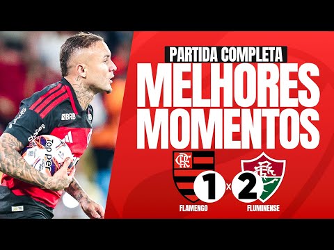FLAMENGO 1x2 FLUMINENSE | MELHORES MOMENTOS e GOLS | 4ª RODADA CARIOCA 2026