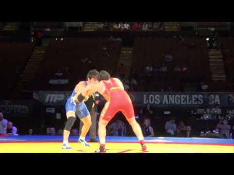 86 KG Atsushi Matsumoto Japan vs  Levan Gogritchiani Georgia