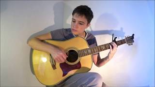 Video thumbnail for Moon River - Fingerstyle Guitar. Tanglewood Sundance TW1000 by Nik Davies