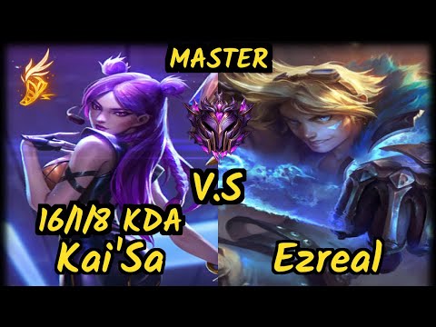 MMM K1ng (KAI'SA) vs EZREAL - 16/1/8 KDA BOTTOM ADC GAMEPLAY - OC Ranked MASTER