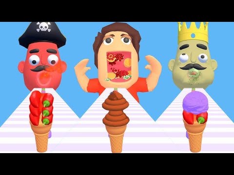 sandwich runner vs pancake runner vs icecream runner|#sandwichrunner|#pancakerun|#icecream|#running