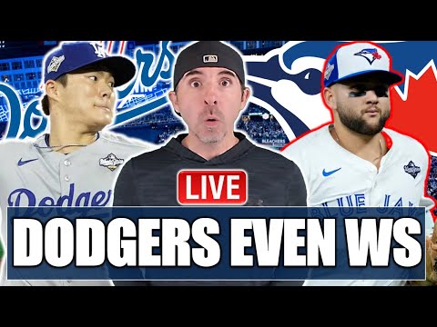 Dodgers Beat Blue Jays & Even The World Series At 1 Behind Yamamoto's GEM!