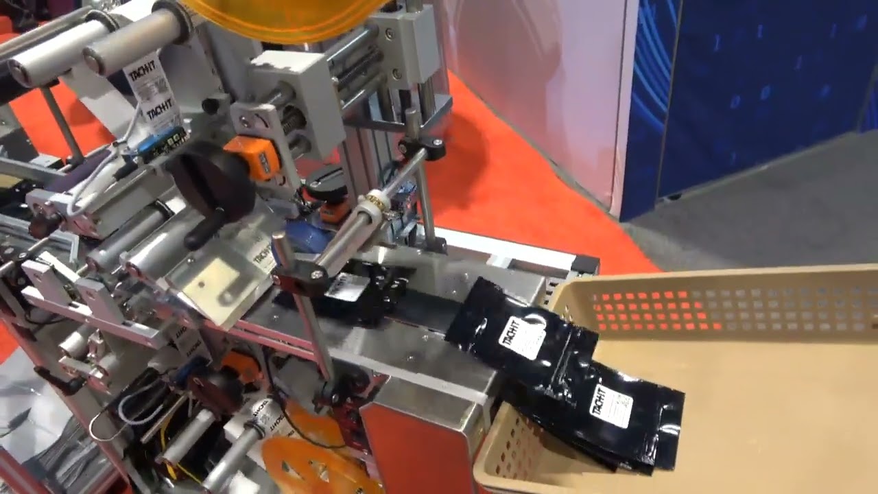 Mini Con TB FB Top and Bottom Labeler for flat bags
