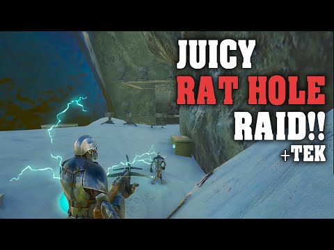 Raiding A Juicy Hidden Rathole On Crystal Isles | Ark PVP MTS Beginners E6